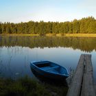 Small Blue Boat