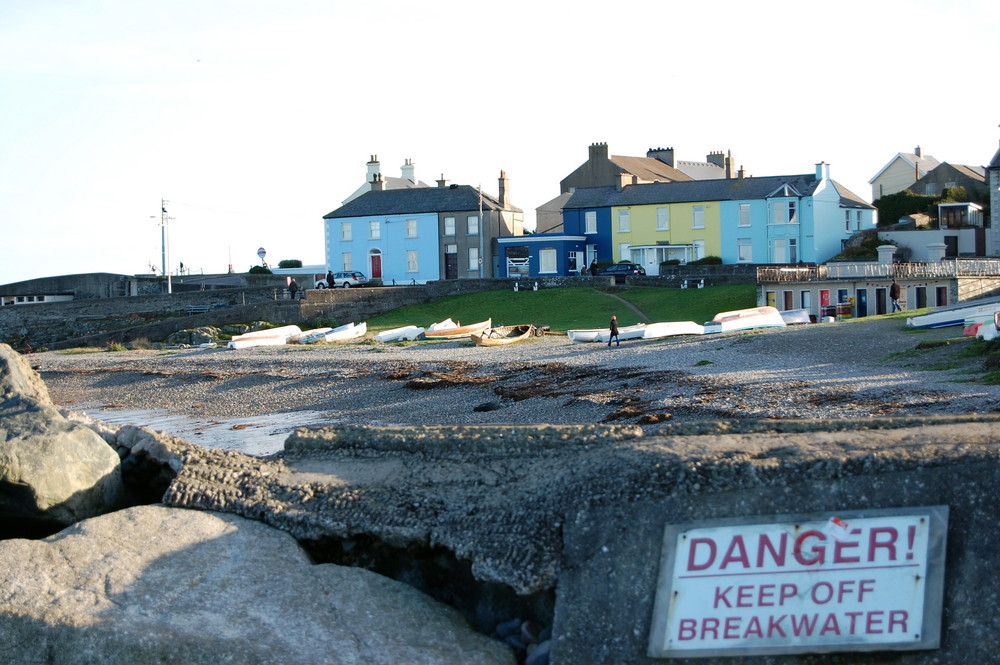 small break at the coast of Greystones