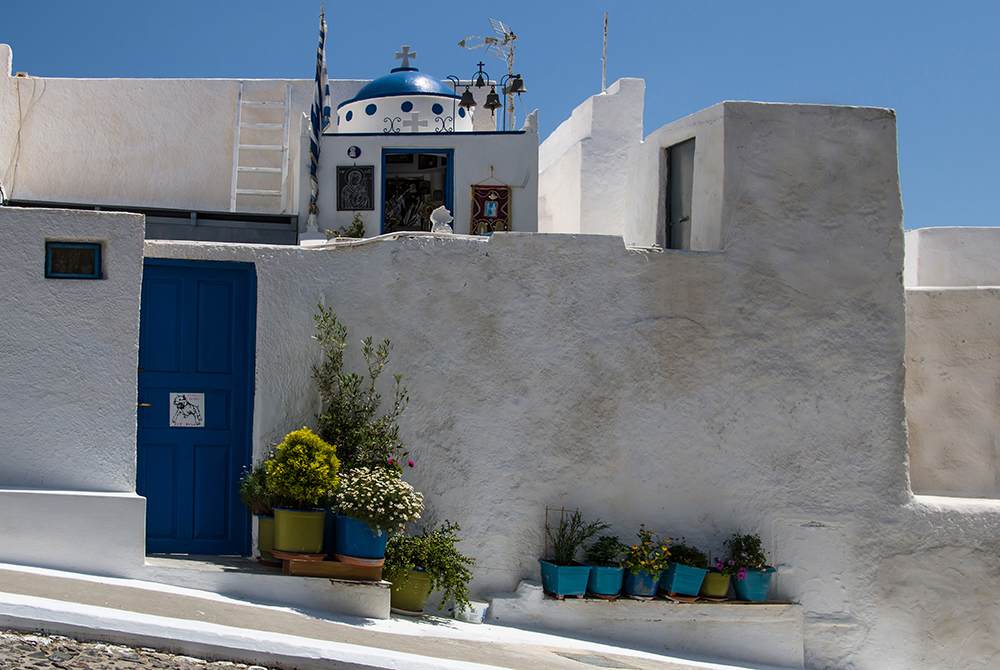 Small church on the roof, Emporio/Santorin