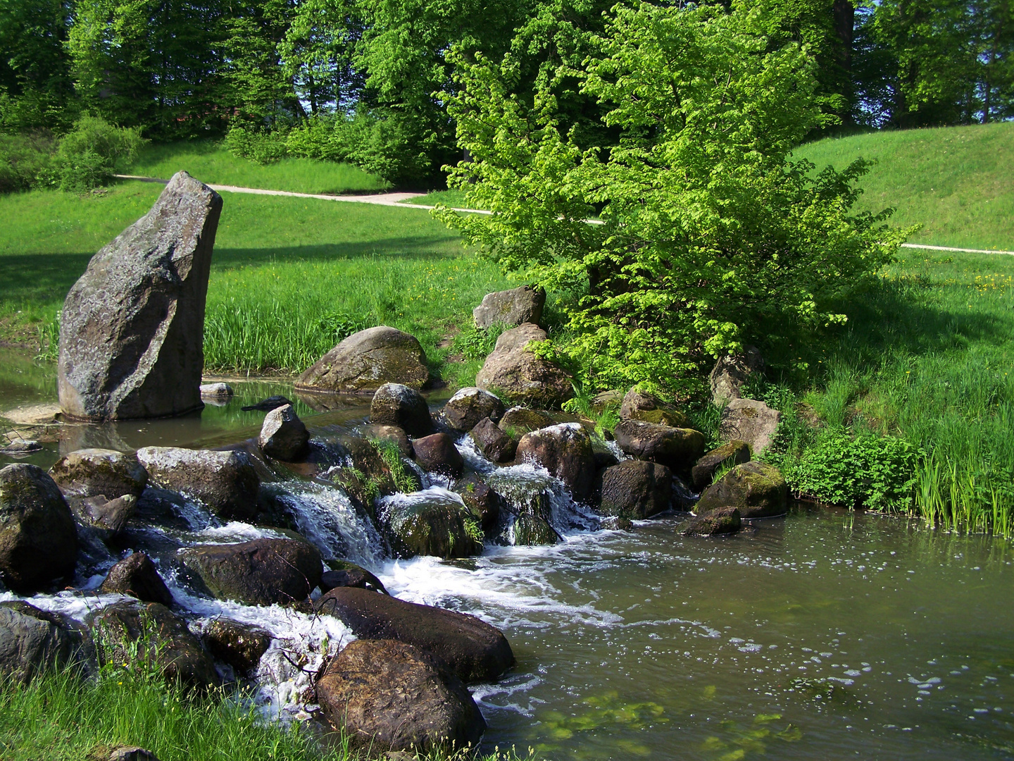 small falling water