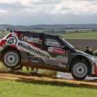 Small jump at he Rallye Luxembourg 2012