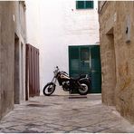small lane in Bari-Apulia-Italy