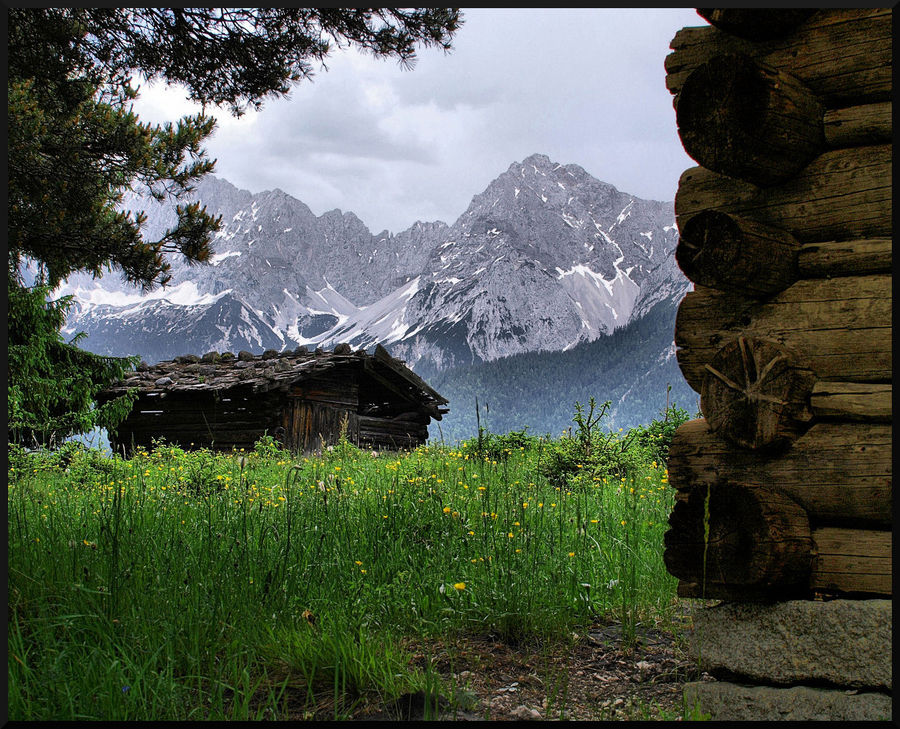 Small old hut