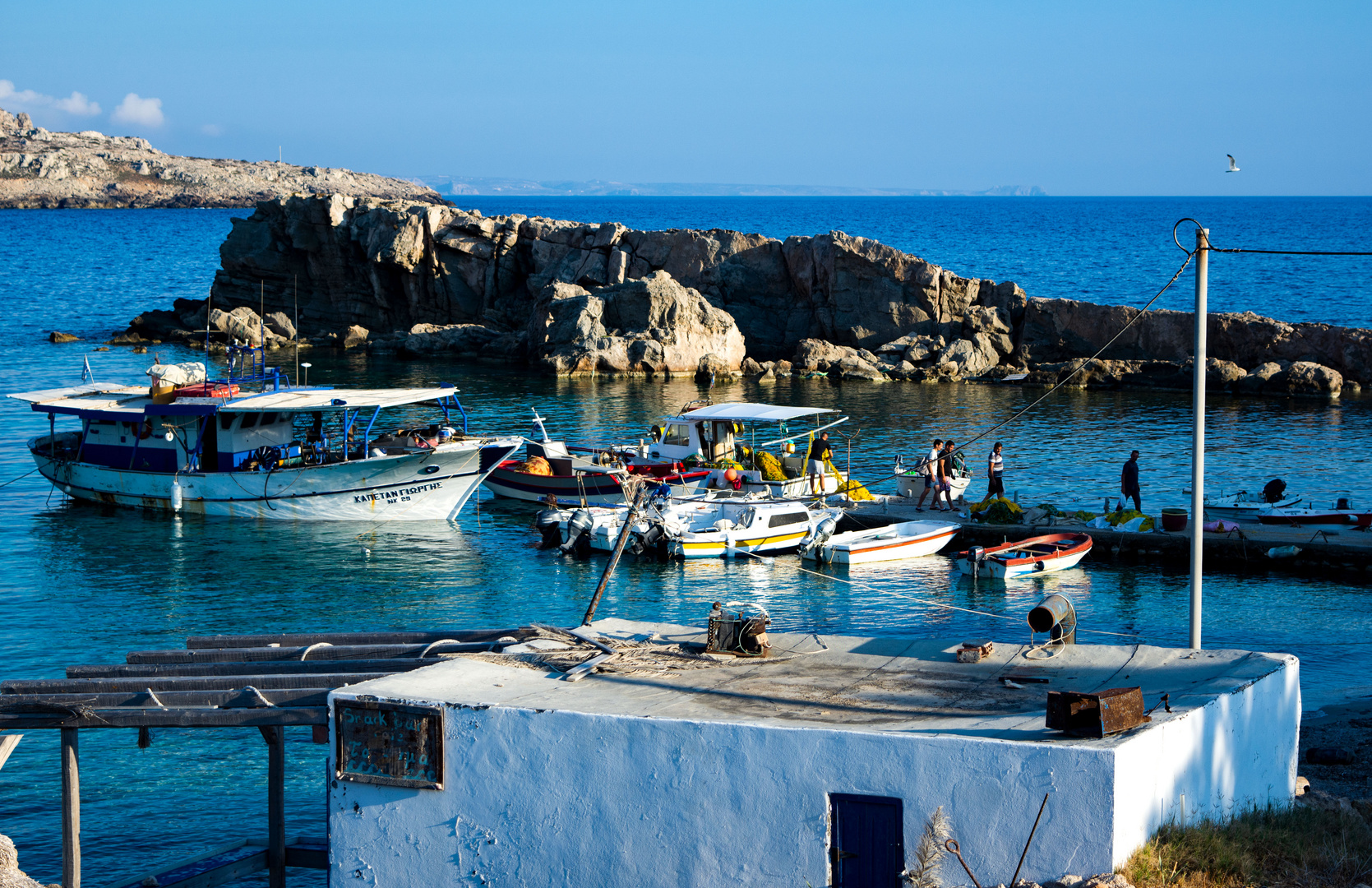 ...small port in greece...