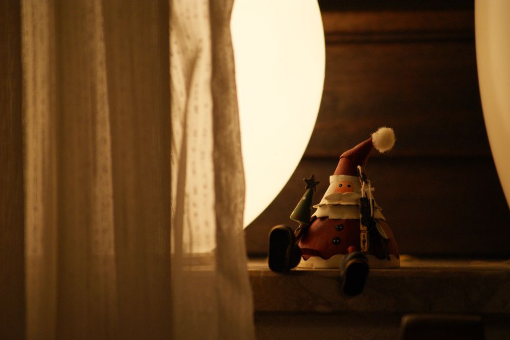 small santa.