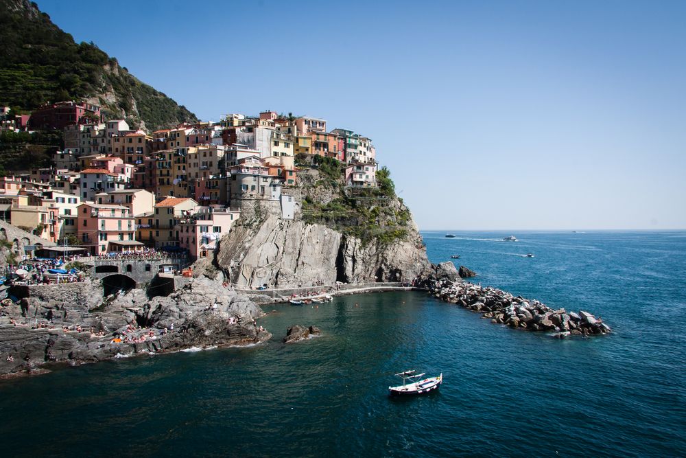 Small Ship, Sea, City, Sky!