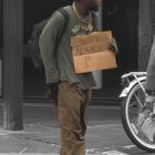 Smart businessman in New Orleans at Mardi Gras 2012