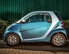 Smart for two en bleu