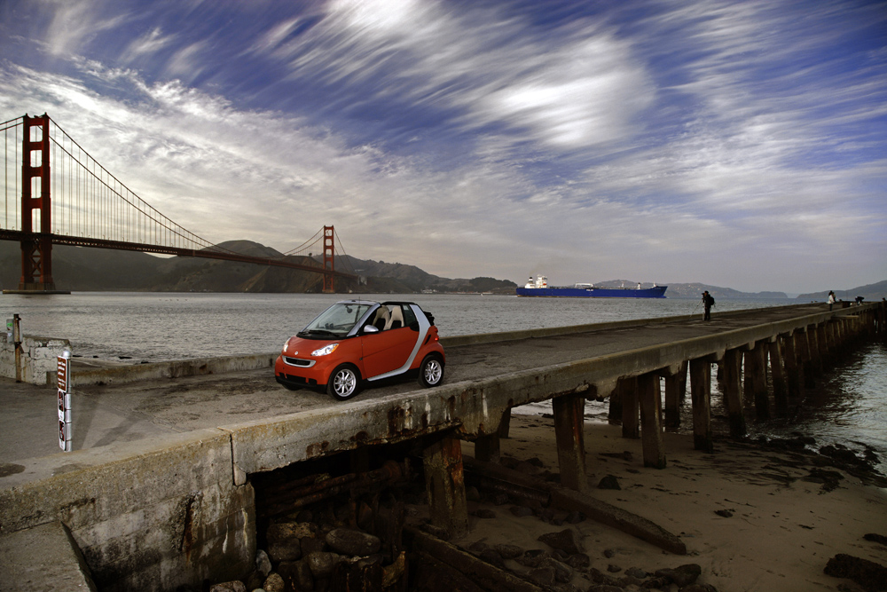 smart fortwo Fotoshooting San Francisco 2007