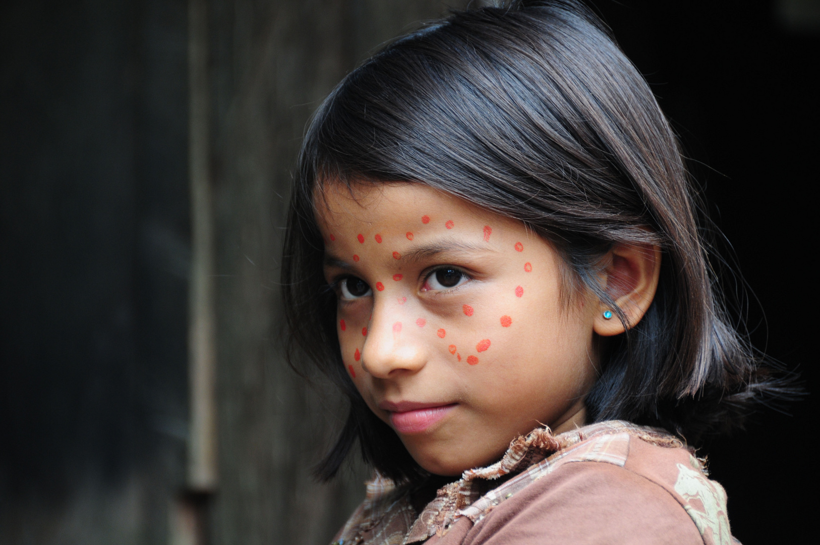 Smart Girl - Cofan Tribe, Cuyabeno, Ecuador