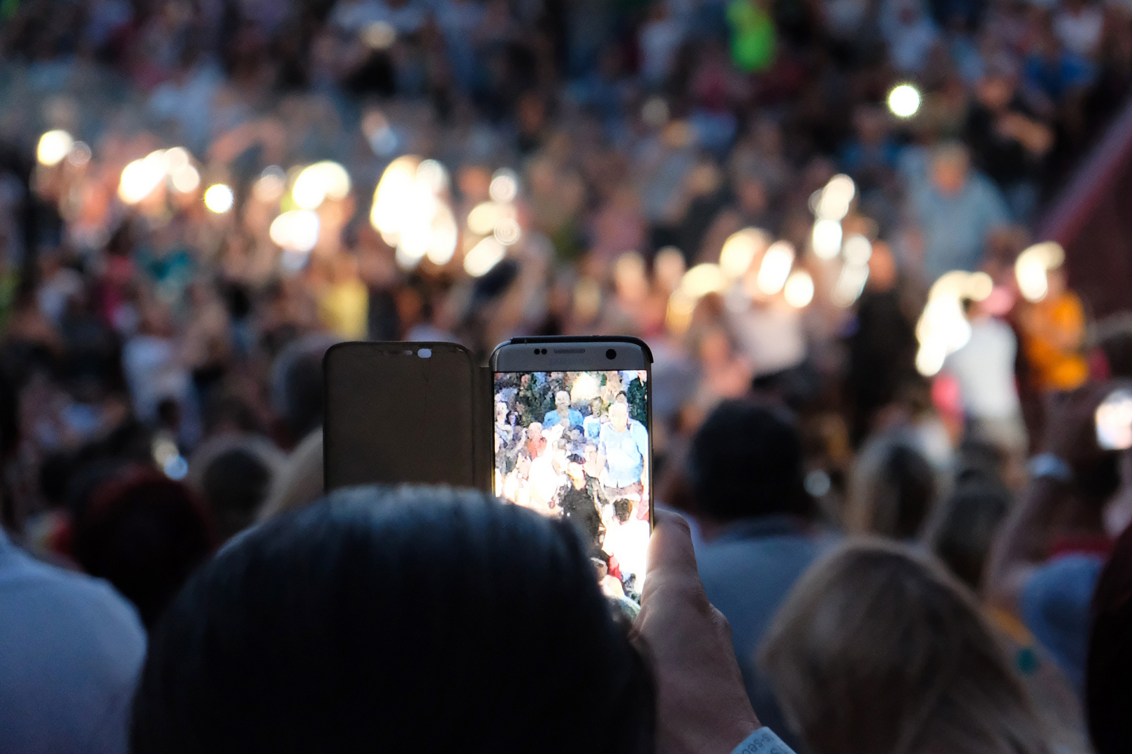 Smartphone im Einsatz