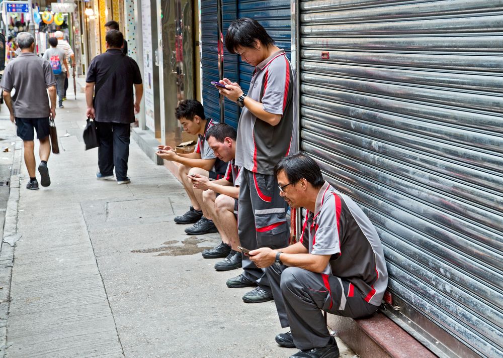 Smartphoner in Hongkong