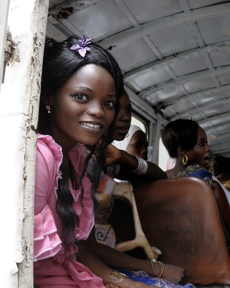 Smile on the bus