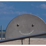 Smiley am Strand