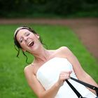 smiling bride