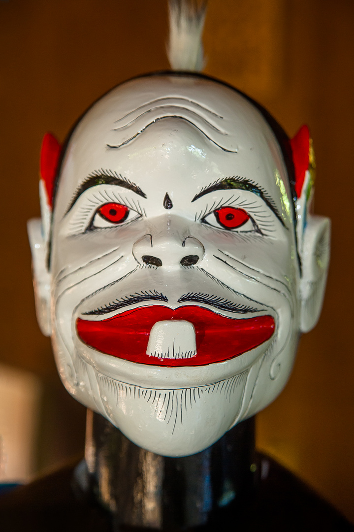 Smiling Gareng mask