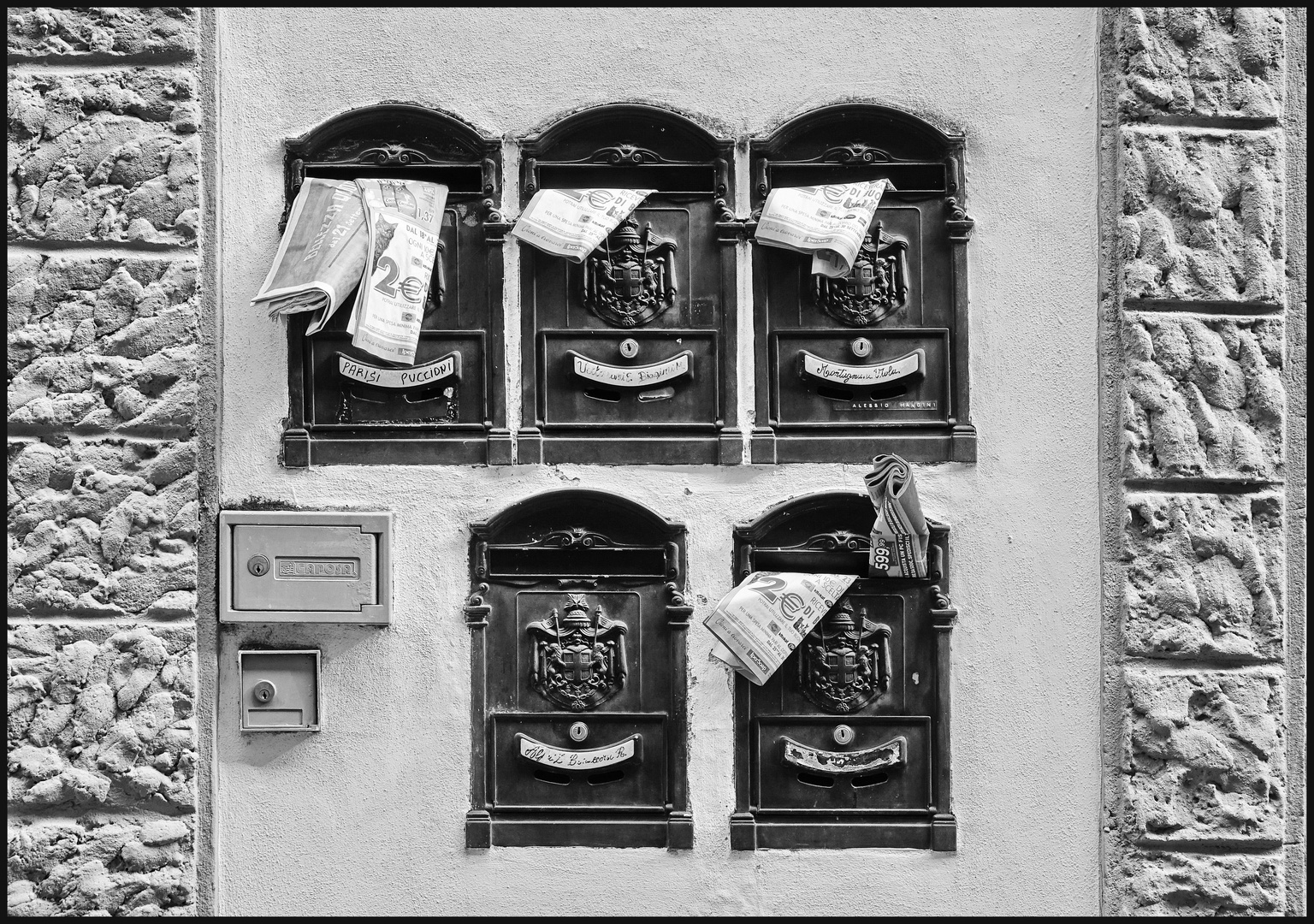 Smiling letterboxes