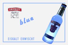 Smirnoff blue...