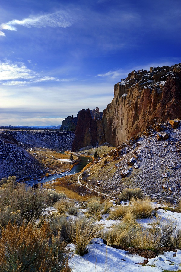 Smith Rocks im Winter