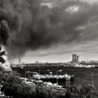 Smoke over Dubai