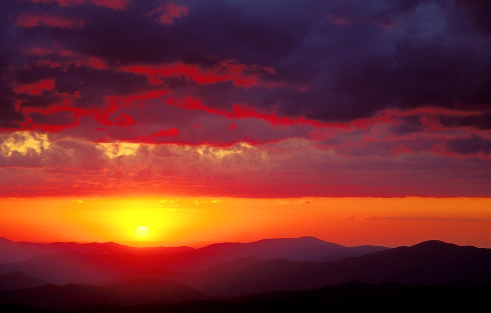 Smokey Mountains Sunset