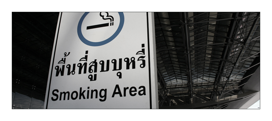 Smoking Area Bangkok Airport