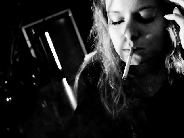 Smoking.