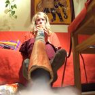 smoking Didgeridoo