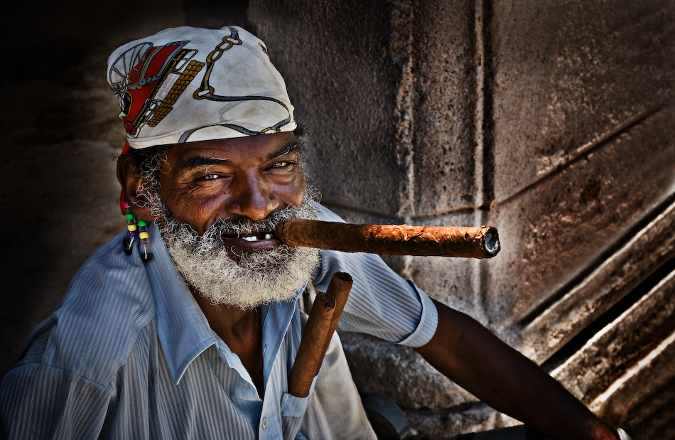 smoking is his life..