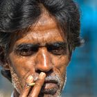 Smoking Man in Delhi