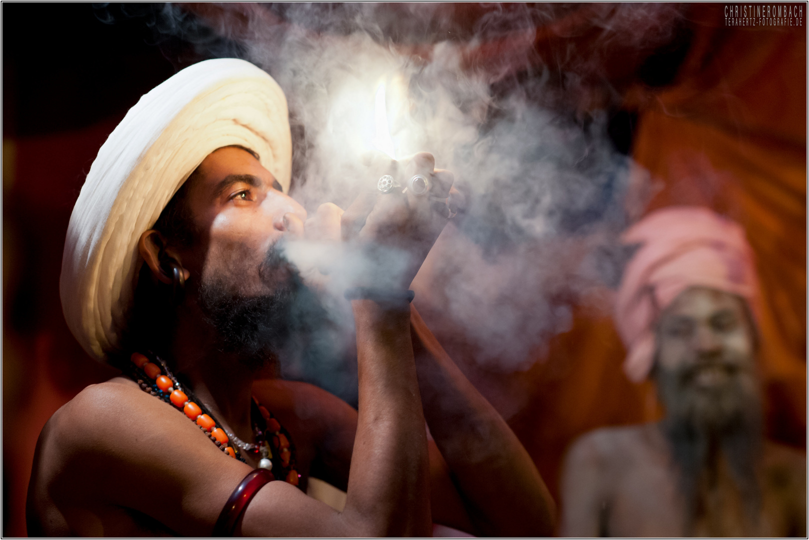 smoking sadhu