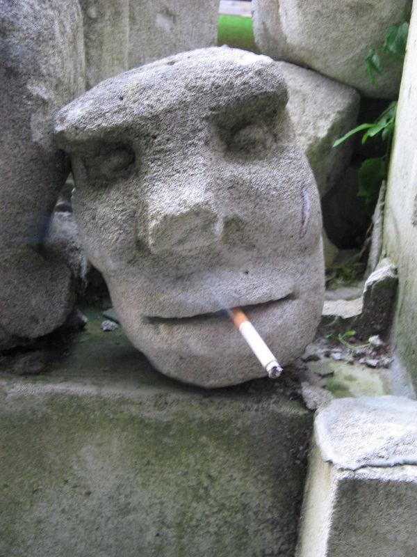 Smoking stone