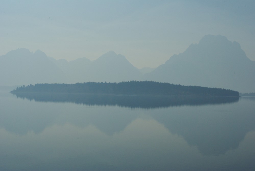 Smoking Tetons