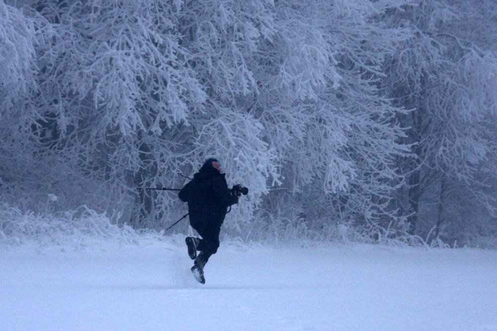 "smurf" in the snow ;o)