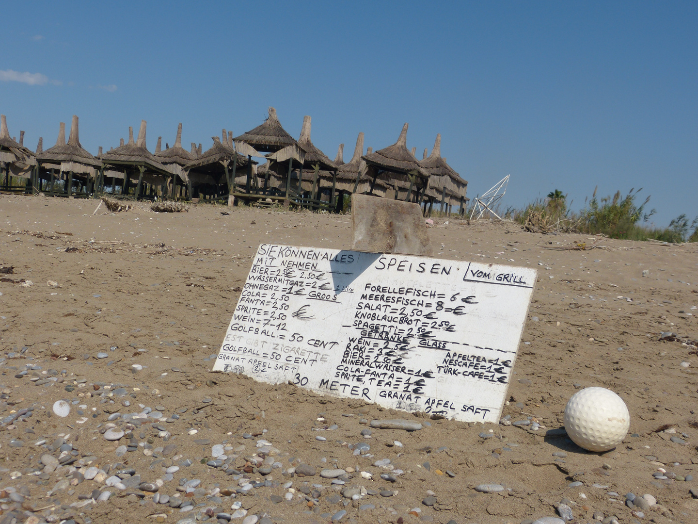 Snack am Strand