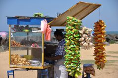 Snack on the beach