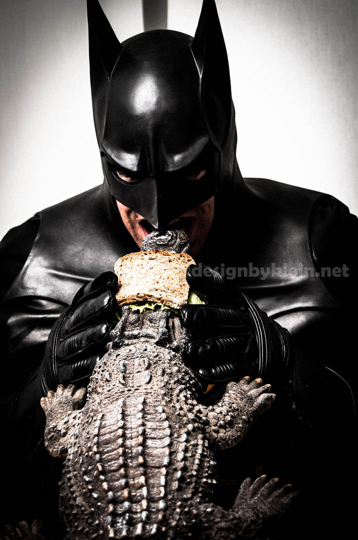 snack time for Batman