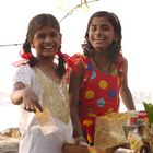 Snackverkäuferinnen am Ganges