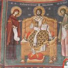 Snagov Monastery - Jesus Christ icon (original painting from 1563, just renovated)