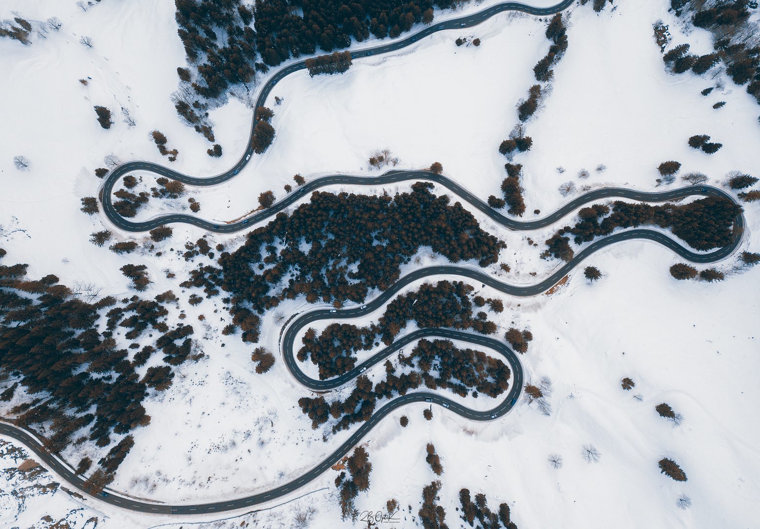 Snakeroad in Winter