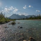 Snaring River im Gegenlicht