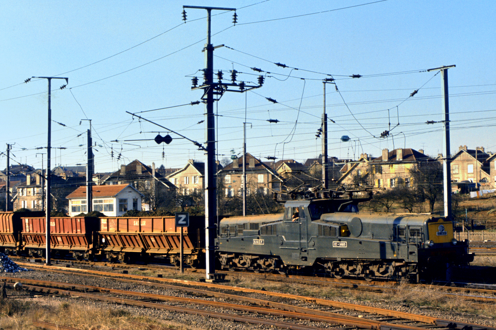 SNCF, CC-14165 mit Eisenerzzug in Audun-le-Roman