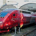 SNCF und DB einträchtig in Aachen Hbf.