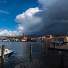 Sønderborg / Als / Dänemark: Blick auf die Hafenkante 