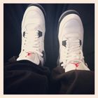 ~ SneakerLove - Nike Air Jordan 4 white/cement ~