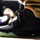 ~ SneakerLove - Nike Air Yeezy 2 black/solar red on Feet 2 ~