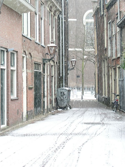 Snee im Stadt Leiden