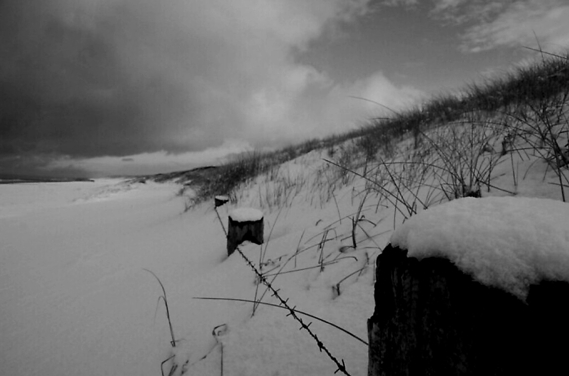 Sneeuw en duinen