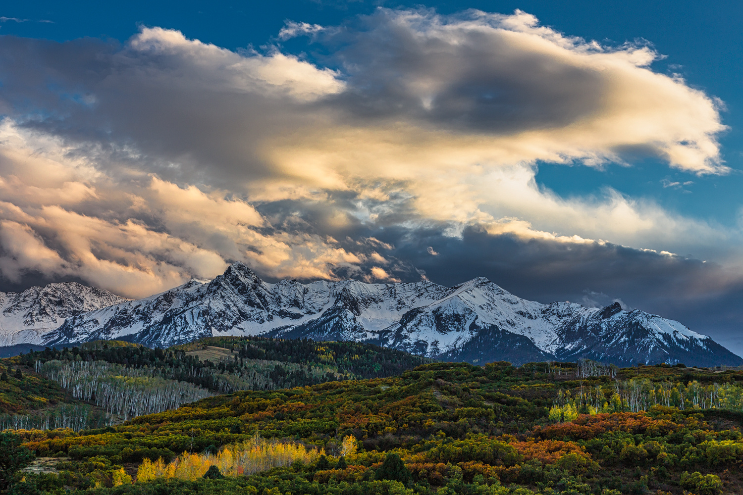 Sneffels Range at Fall