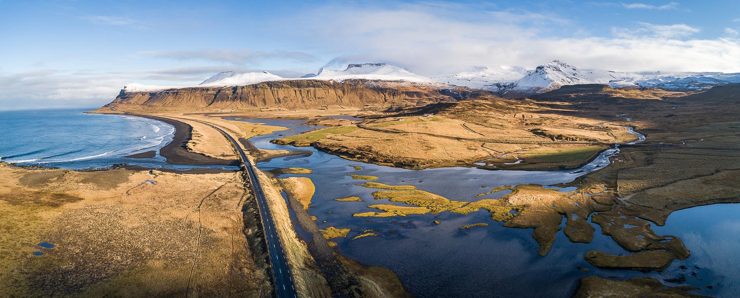 Snæfellsnes von Oben